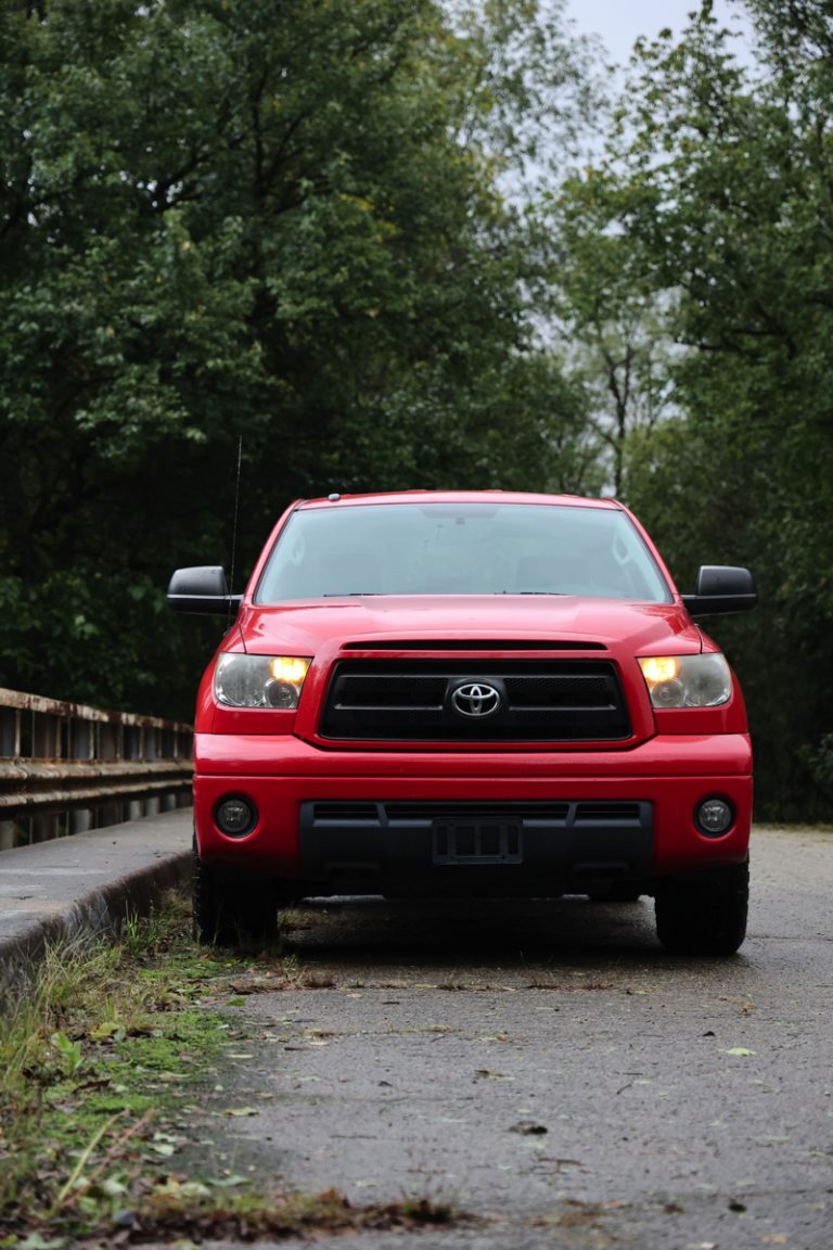 red toyota tundra