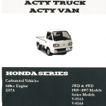 honda acty service manual