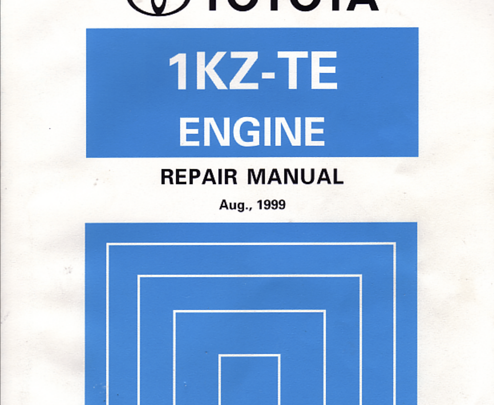 Toyota 1kz-te engine manual