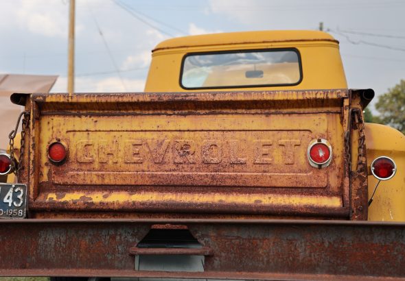 rusted out chevy