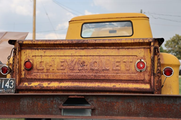 rusted out chevy