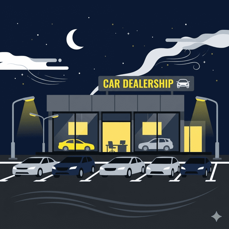 care dealership cartoon photo